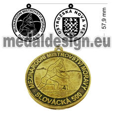 Medal Canoeing Cup Moravia